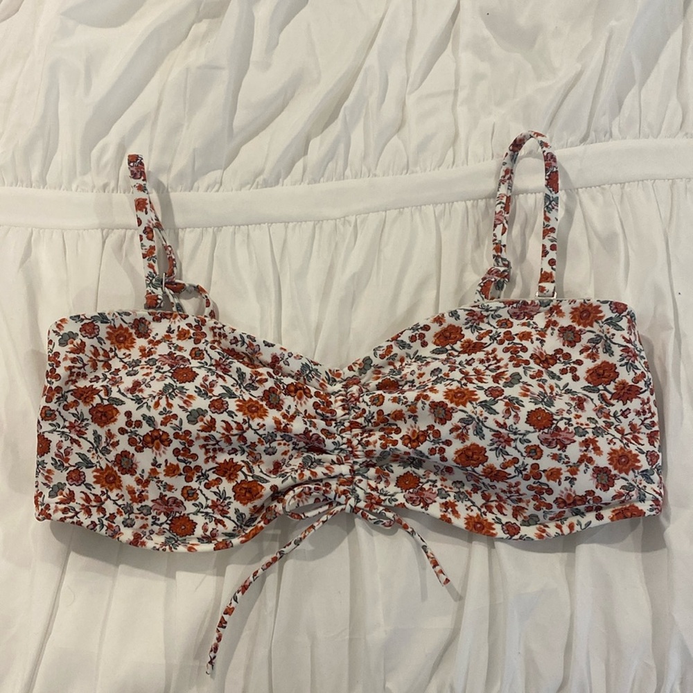 Abercrombie floral bikini top